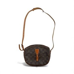 Vintage Louis Vuitton Jeune Fille monogram with vachetta leather trim